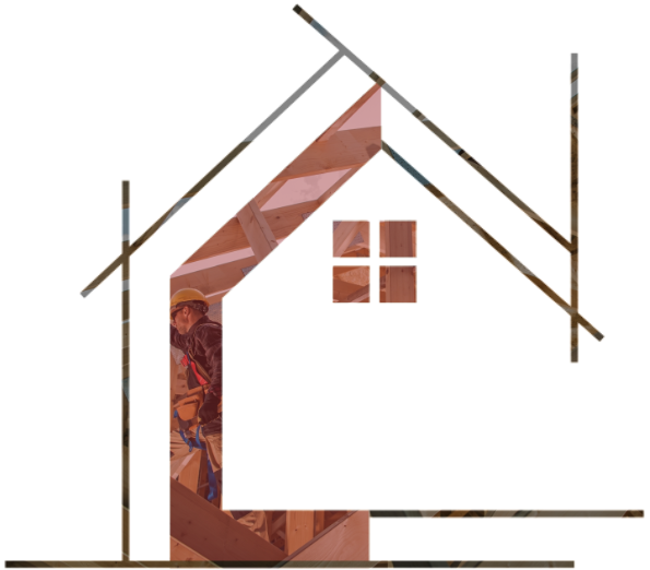 Transparent house logo